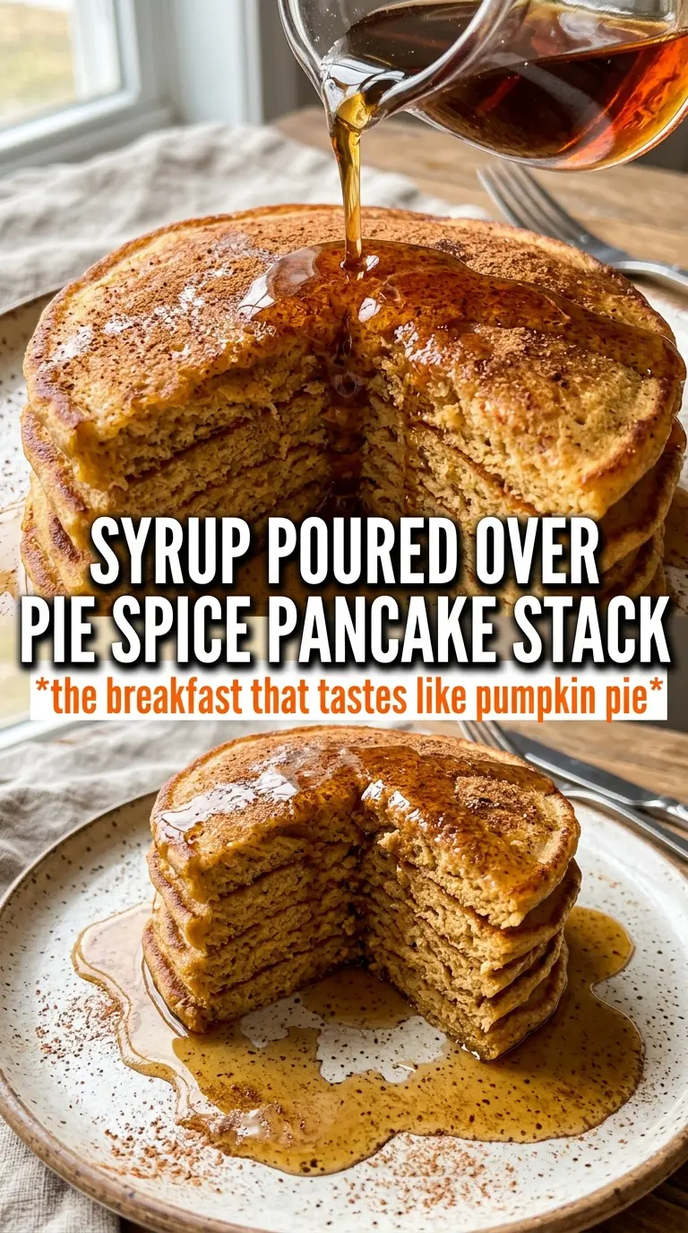 Pumpkin Pie Spice Pancakes warm spiced fluffy