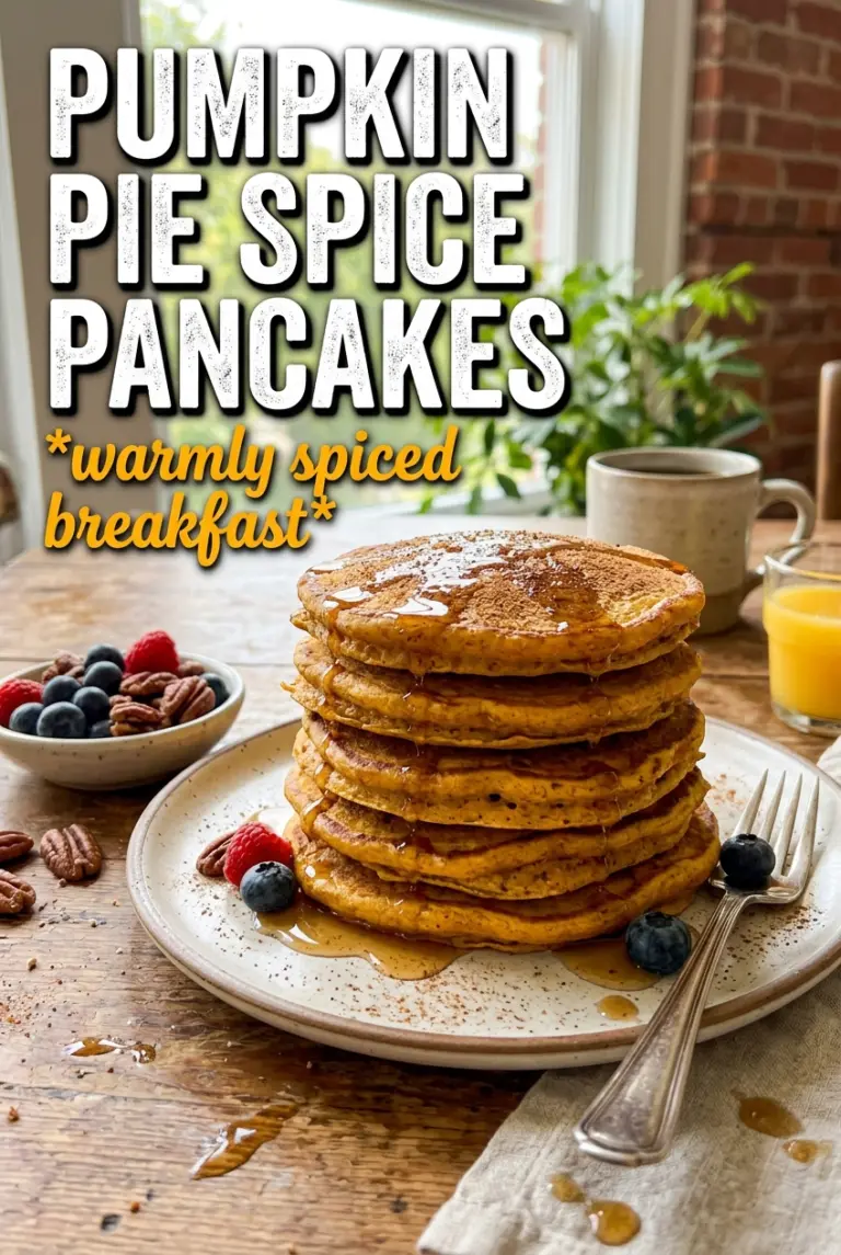 Pumpkin Pie Spice Pancakes