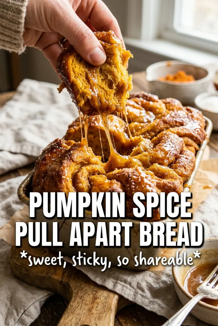 Pumpkin Spice Pull Apart Bread