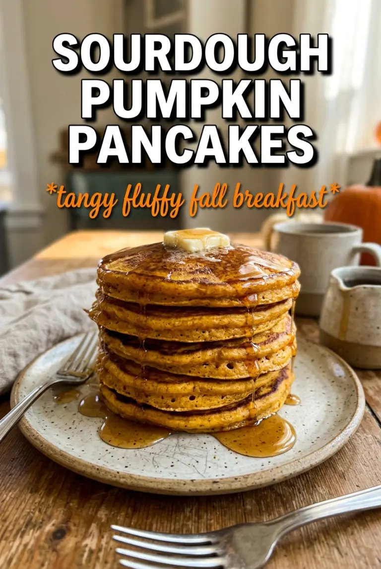 Sourdough Pumpkin Pancakes