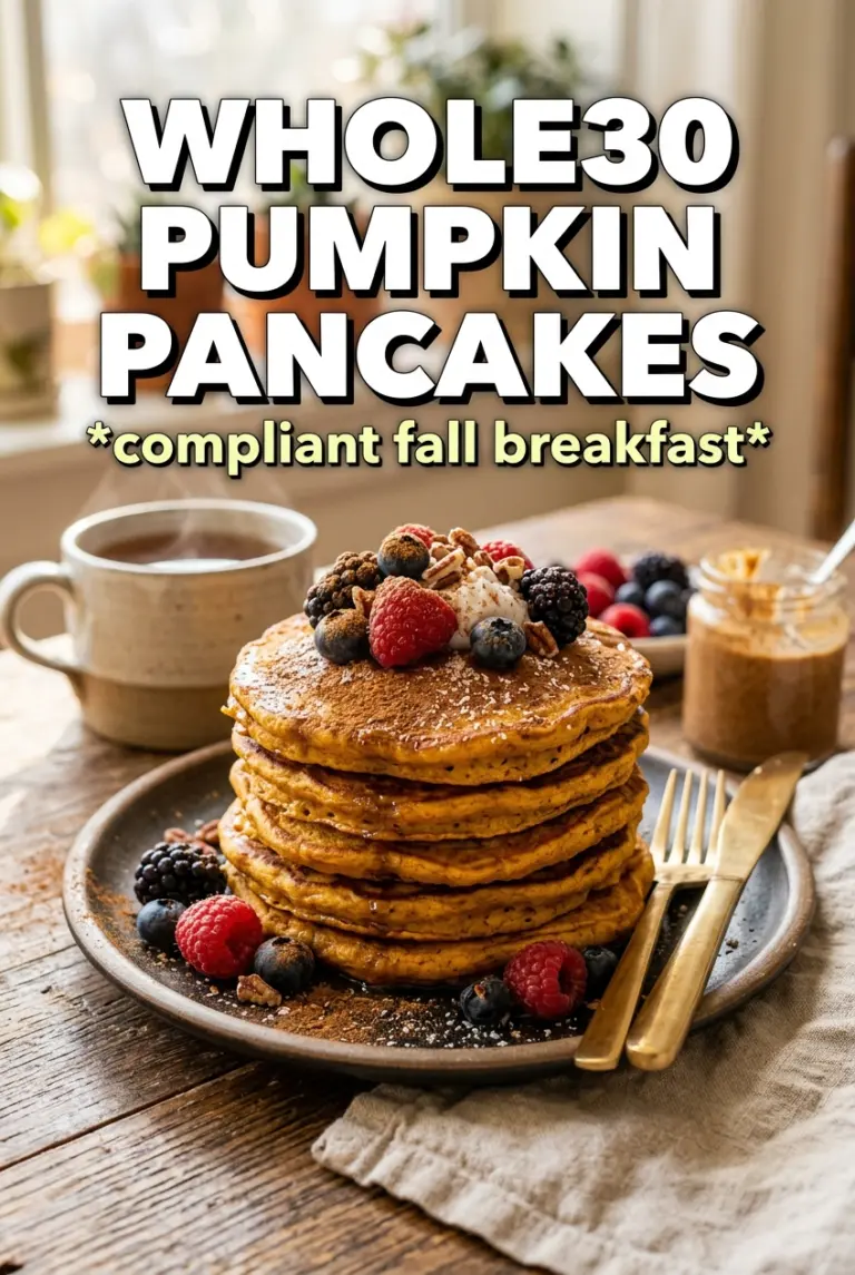 Whole30 Pumpkin Pancakes